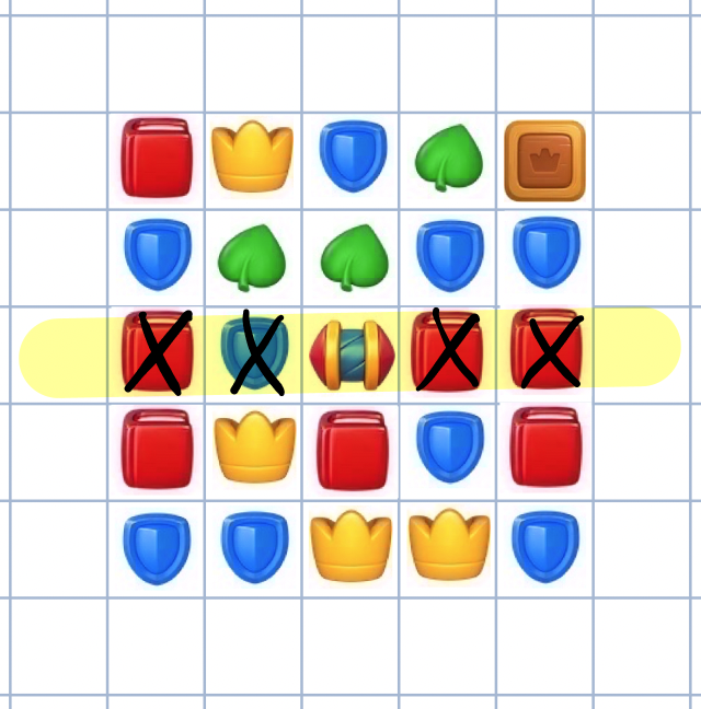 Rocket clearing path