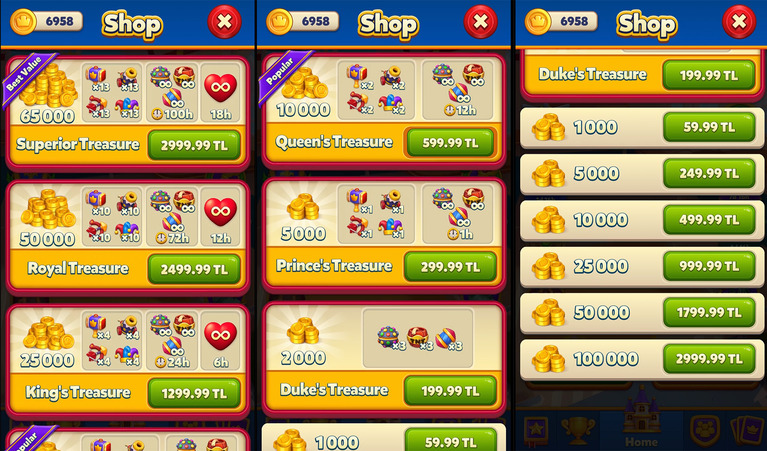 In-App Purchases — bundle options
